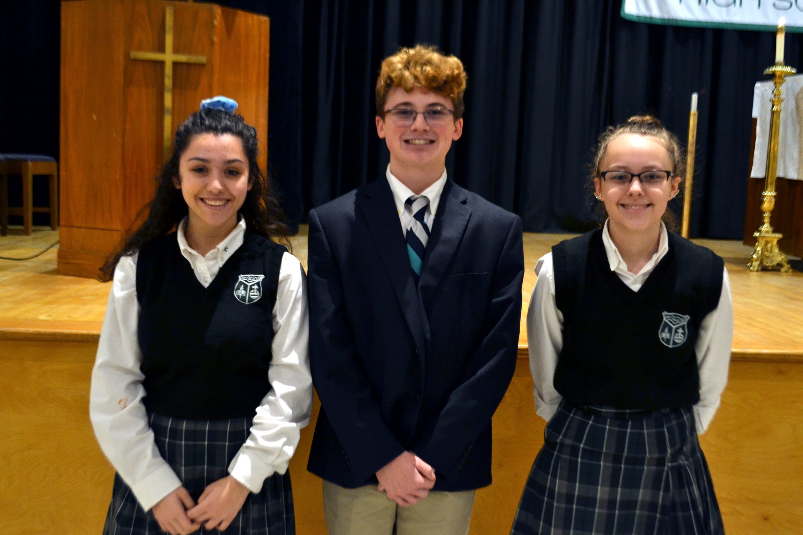 Holy Cross HS Announces HOBY representatives for 2020.